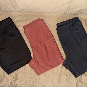 Old Navy 3-Pack Leggings in Rust & Grey